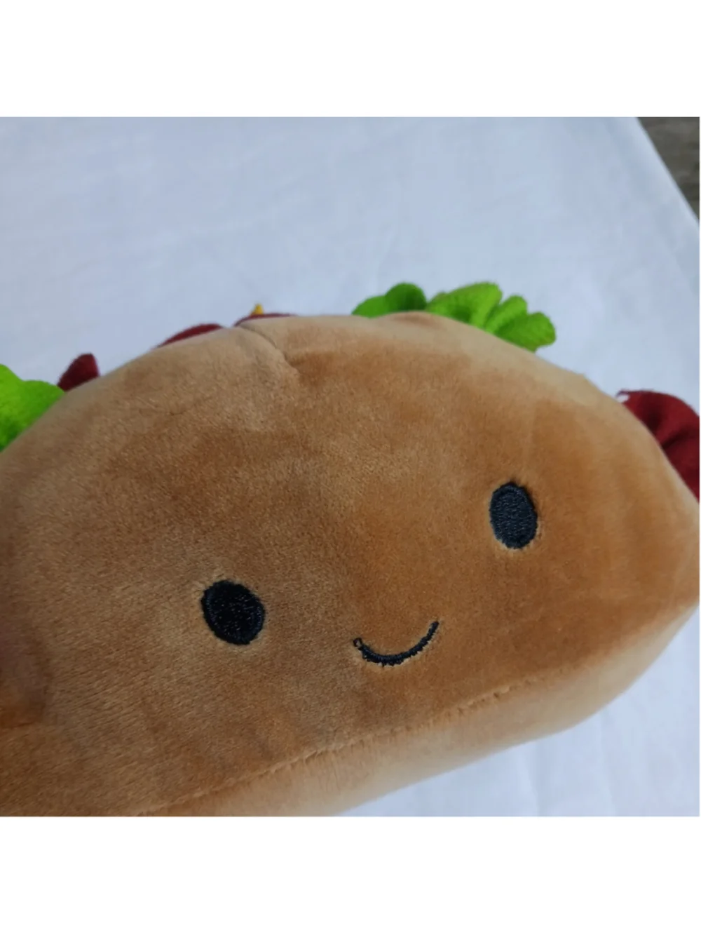 Dandee Collectors Choice Toys Plush Taco Smiling Face 6”